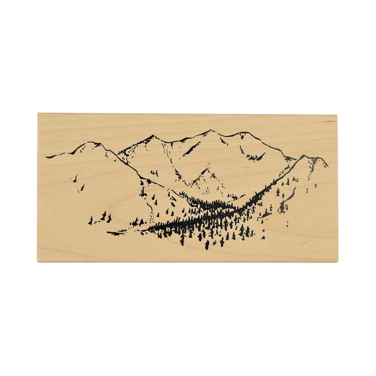 Mountains Wood Stamp by Recollections&#x2122;